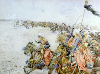 Angriff der Mameluken in der Schlacht von Austerlitz, 2. Dezember 1805